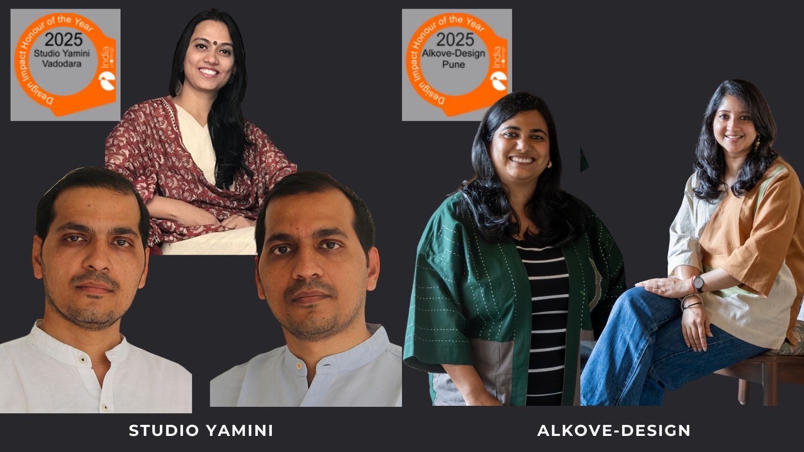 indiaartndesign awards alkove-design and studio yamini the design impact honour 2025