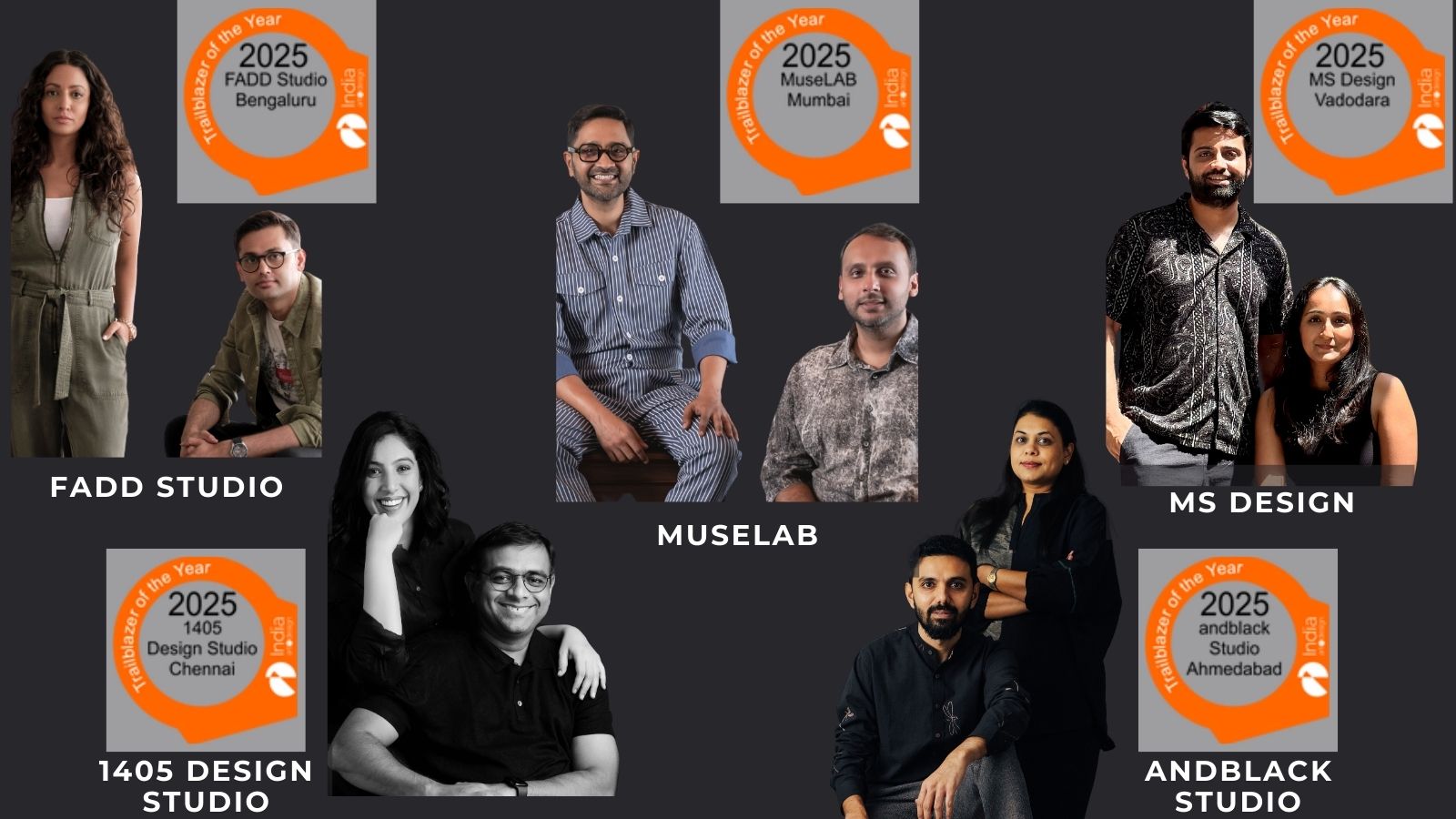 indiaartndesign honours five studios as trailblazers of the year 2025