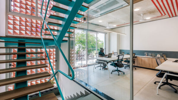 my space architects design their office-cum-home in noida