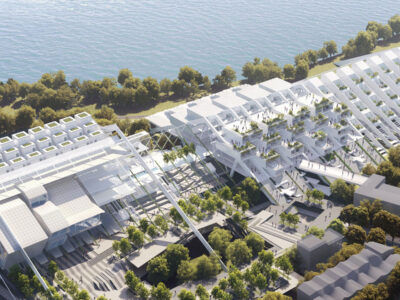 speculative and academic-oriented project on costal development -city on the loop - by ruxuan zheng and haoyuan wang