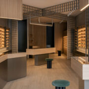oris eyewear store in panchkula designed by design i o architects