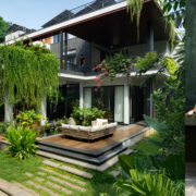 cover image of landscape design in hyderabad villa by kiasma studio