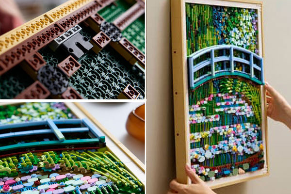 monet lego art
