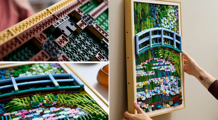 monet lego art