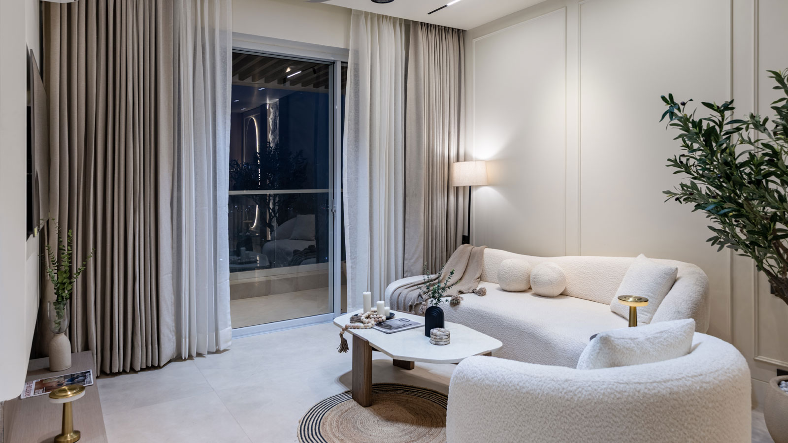 premium navi mumbai apartment designed by haus of stellars