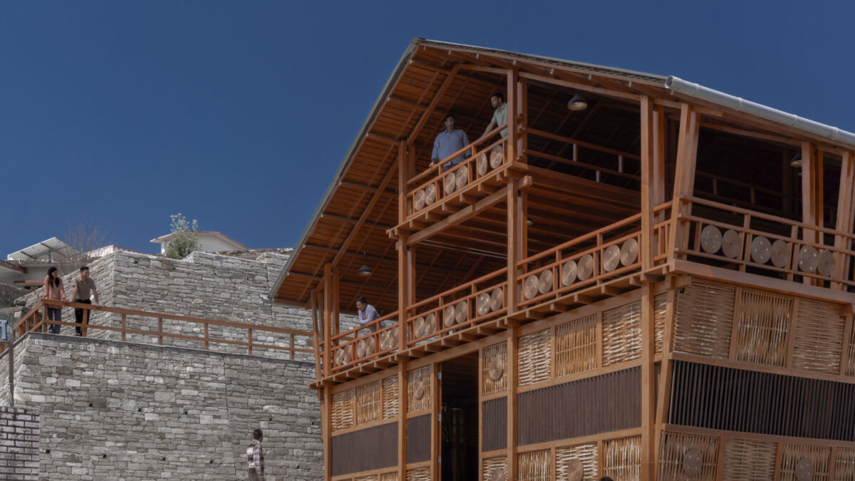 champawat market plaza in uttarakhand - community project designed by compartment s4