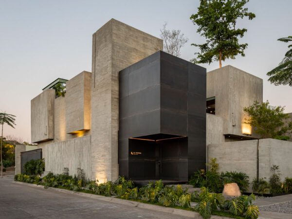 di frenna arquitectos design their own studio in mexico on the lines of a laboratory