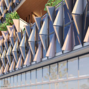 kinetic facade of omc hq odisha desgned by design forum international