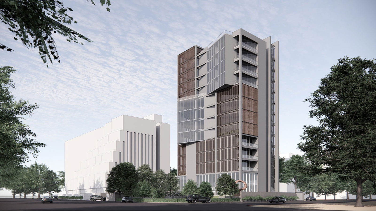 climate responsive commercial building in ahmedabad designed by studio fifth column india