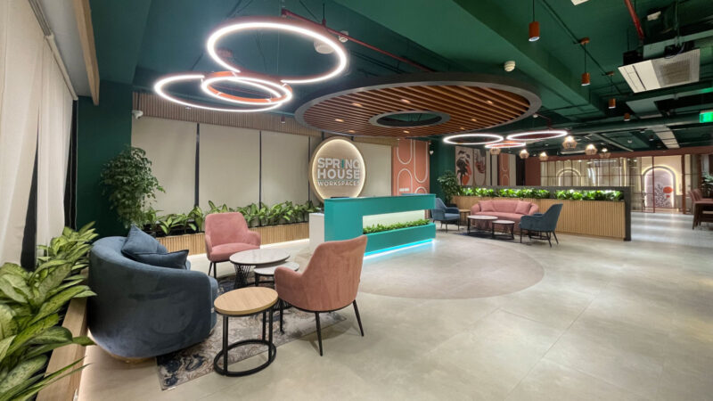 spring house workspaces in noida designed by in-art constructions in collaboration with ardent architects
