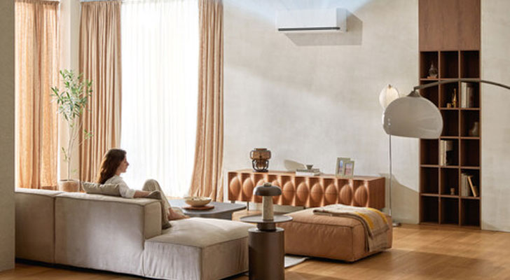 LG's Integrated Dual Inverter Compressor™ technology reduces energy consumption while supporting stable indoor cooling performance.