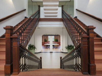 adaptive reuse of the courthouse building H in utrecht by dp6 and i29 architects