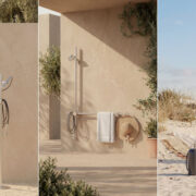 formalibera is the new modular outdoor shower system designed by Pierattelli Architecture