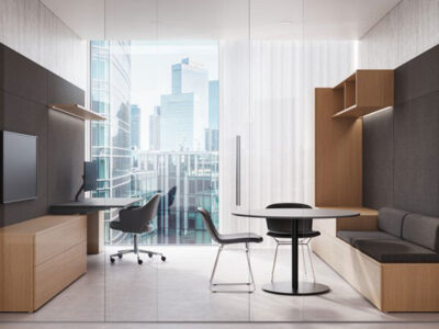 Knoll launches Konzert, a private office system designed by Paolo Dell’Elce for evolving workplace environments