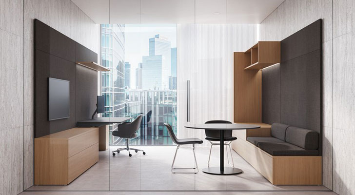 Knoll launches Konzert, a private office system designed by Paolo Dell’Elce for evolving workplace environments