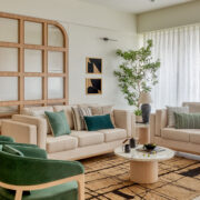 livingroom in pune apartment designed by alkove design