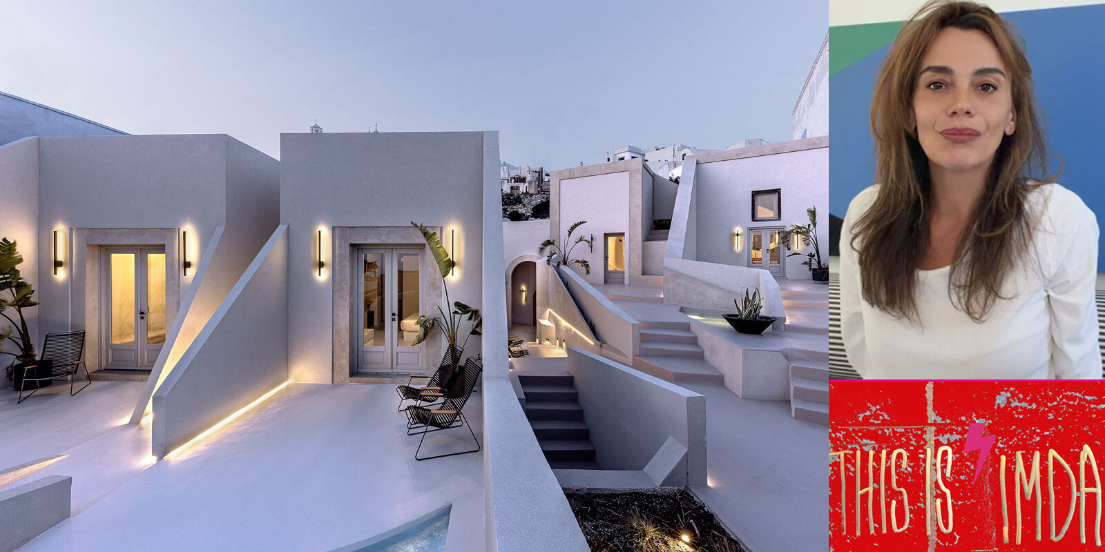 an adaptive reuse hospitality project in santorini based on architectural harmony in entropy designed by THIS IS IMDA studio