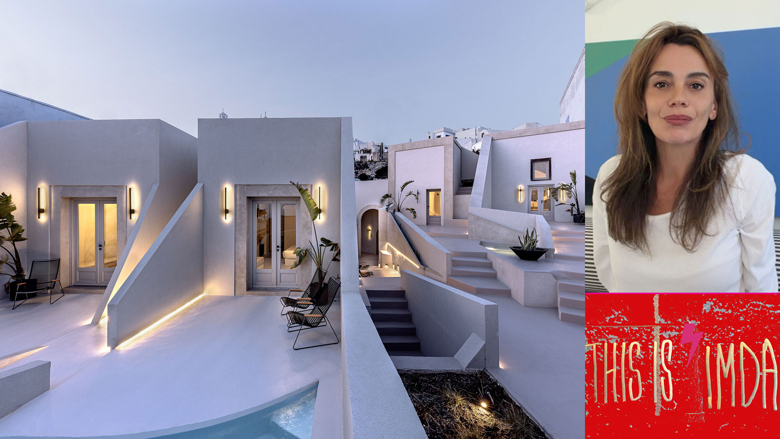 an adaptive reuse hospitality project in santorini based on architectural harmony in entropy designed by THIS IS IMDA studio