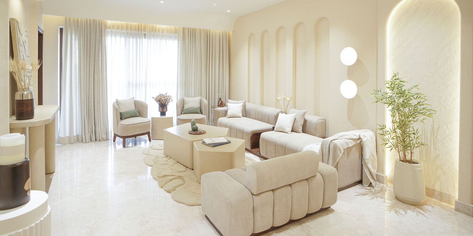 this noida home designed by point plus designs defines luxury through restraint