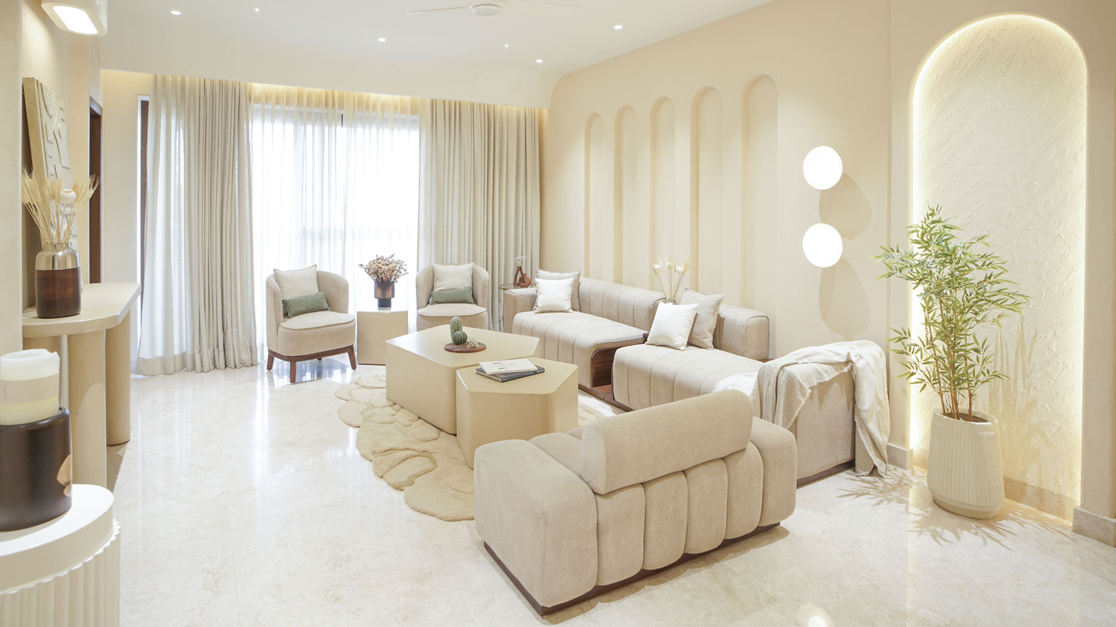 this noida home designed by point plus designs defines luxury through restraint