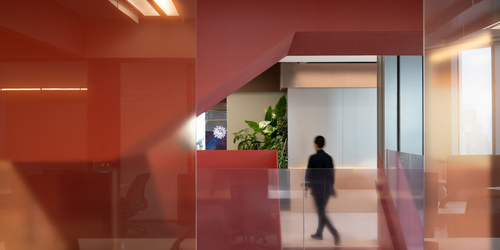 Progressive workplace interiors of Publicis Groupe Shanghai Headquarters designed by Ippolito Fleitz Group