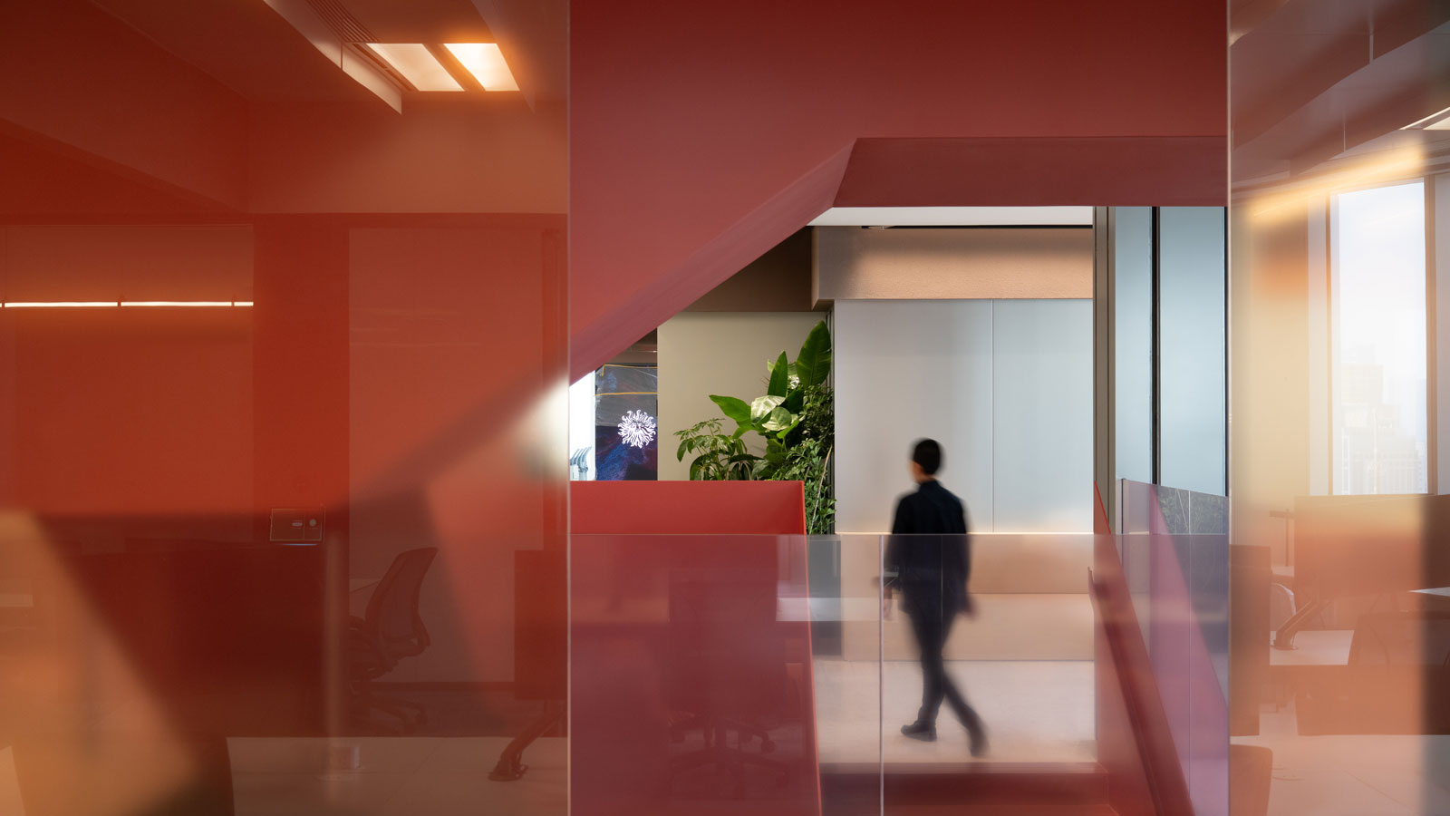 Progressive workplace interiors of Publicis Groupe Shanghai Headquarters designed by Ippolito Fleitz Group
