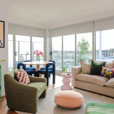 colourful and vibrant melbourne apartment designed by leeder interiors