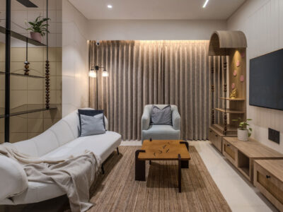 minimalist and detail-oriented pune apartment designed by think with us