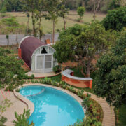 tanira farms is a small resort near bengaluru designed by archemist architects
