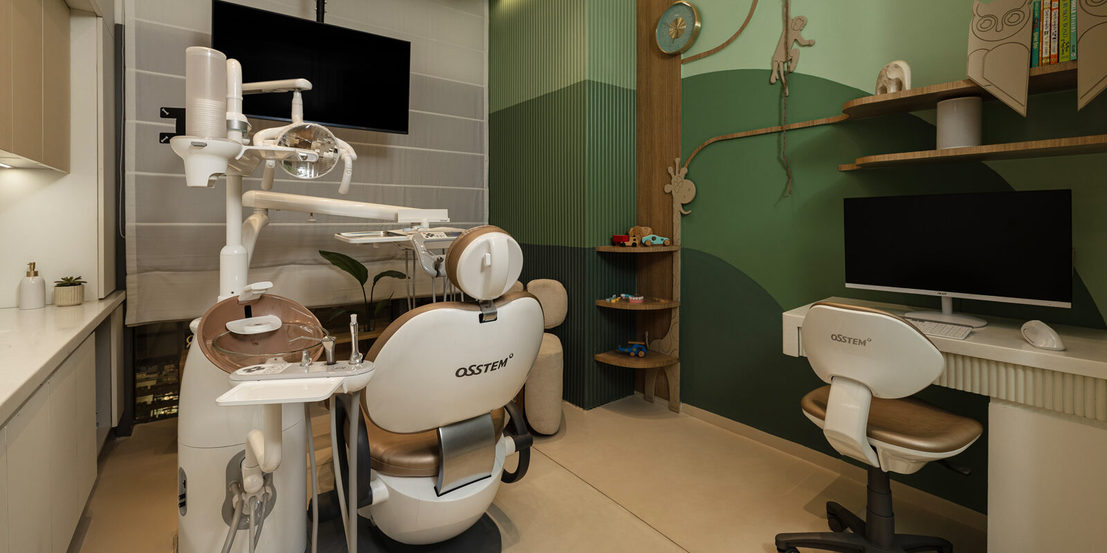 ak global dent clinic in gurugram designed by studio enligne