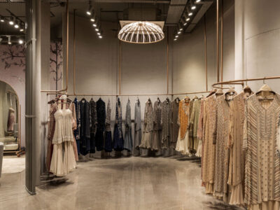 amitabh malhotra couture flagship in delhi designed by design plus architects and hyperfluid koncept designs