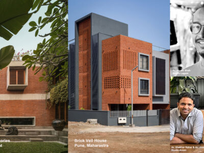 two homes. one material, two experiences designed by studio lagom in valsad and studio arcon in pune