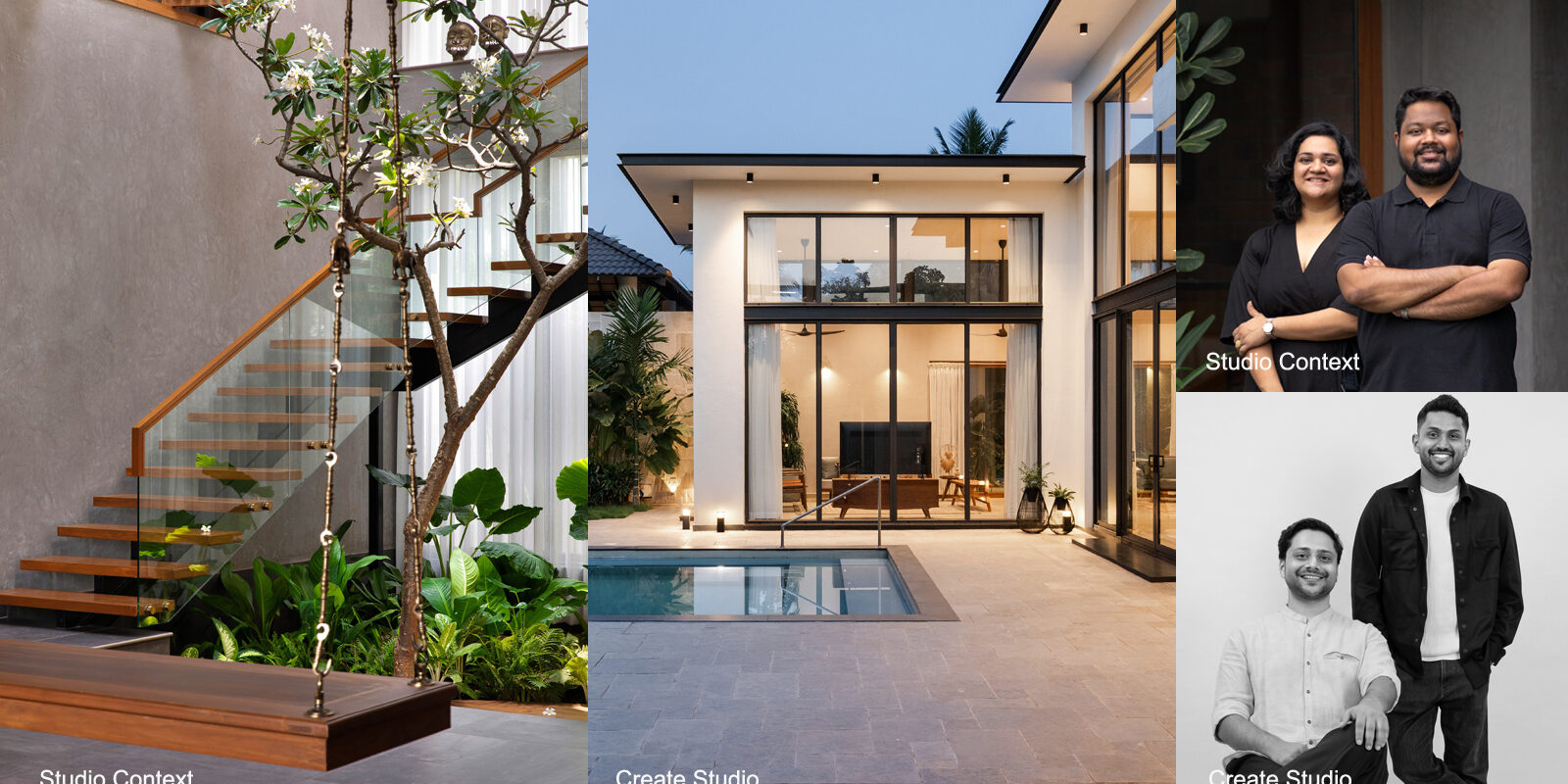 exploring the courtyard typology with studio context and create studio in india