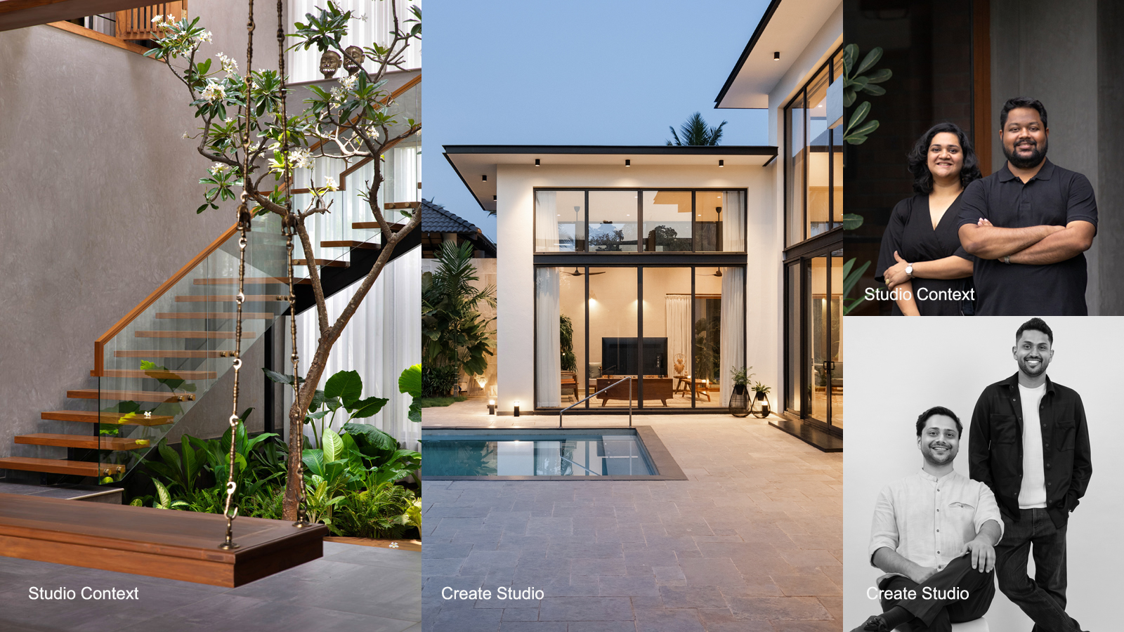 exploring the courtyard typology with studio context and create studio in india