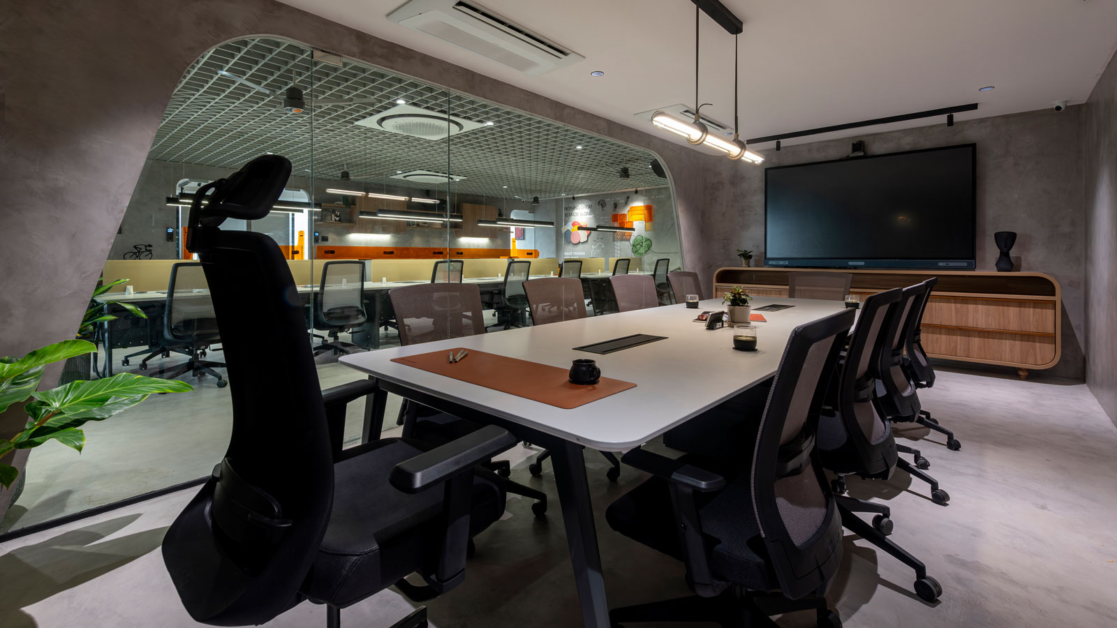 ideamint's pune office designed by hoot at sight
