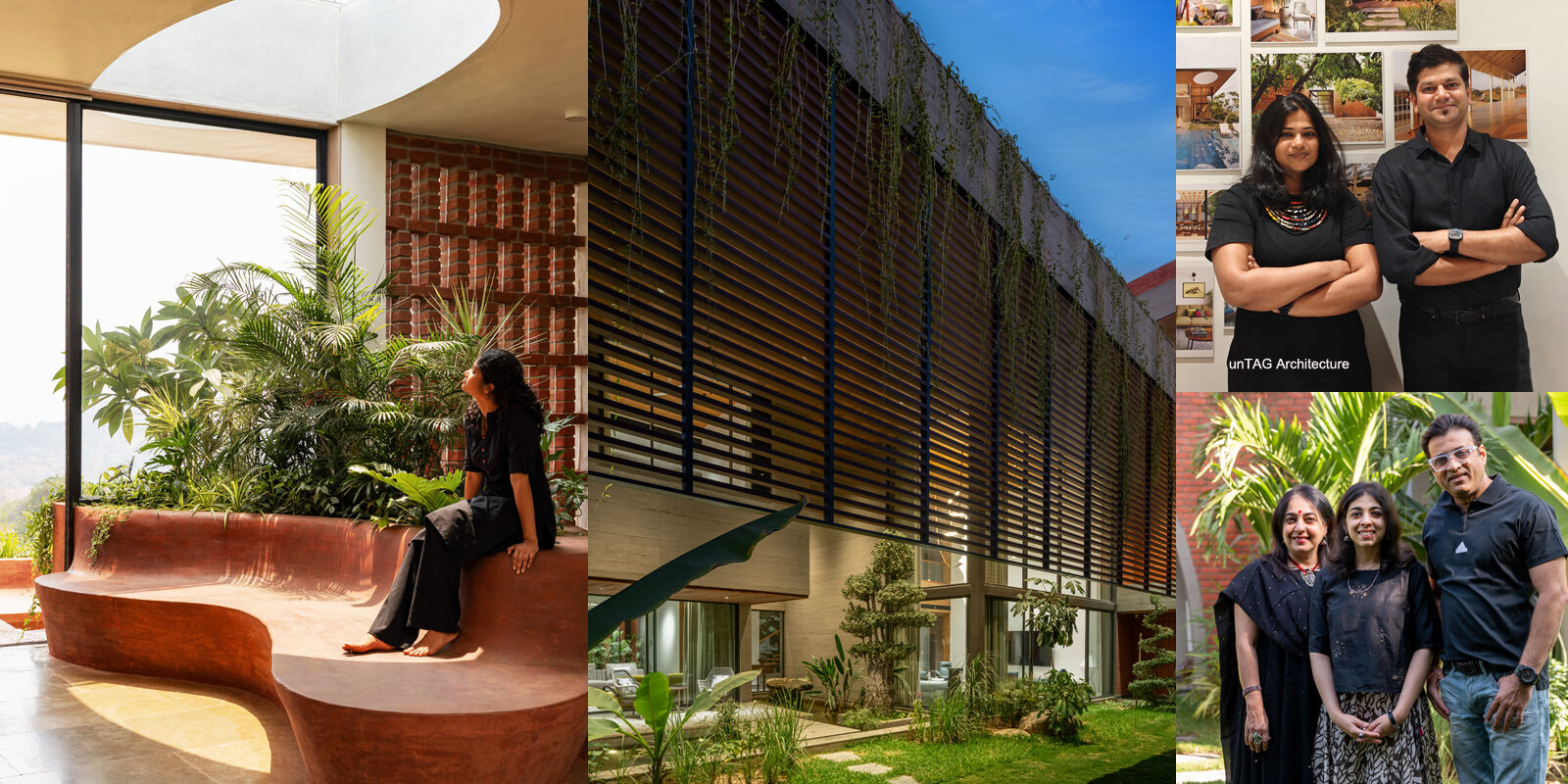 two projects by untag architecture and the grid architects explore the journey of light in architecture as per the july theme of how architecture reveals itself