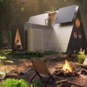 Atelier Lune designs Camping House Reimagining Micro-Housing for Life on the Move