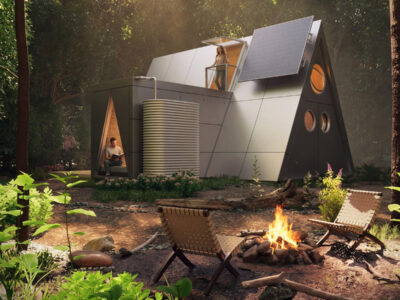 Atelier Lune designs Camping House Reimagining Micro-Housing for Life on the Move