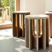 aeva side table designed by Tilla Goldberg for ippolito fleitz team