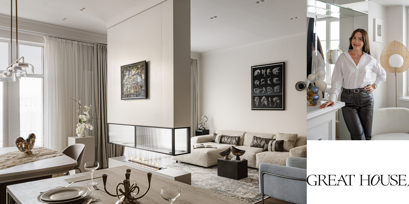 this townhouse in almaty, kazakhstan is designed by interior designer anastasiya kazakova