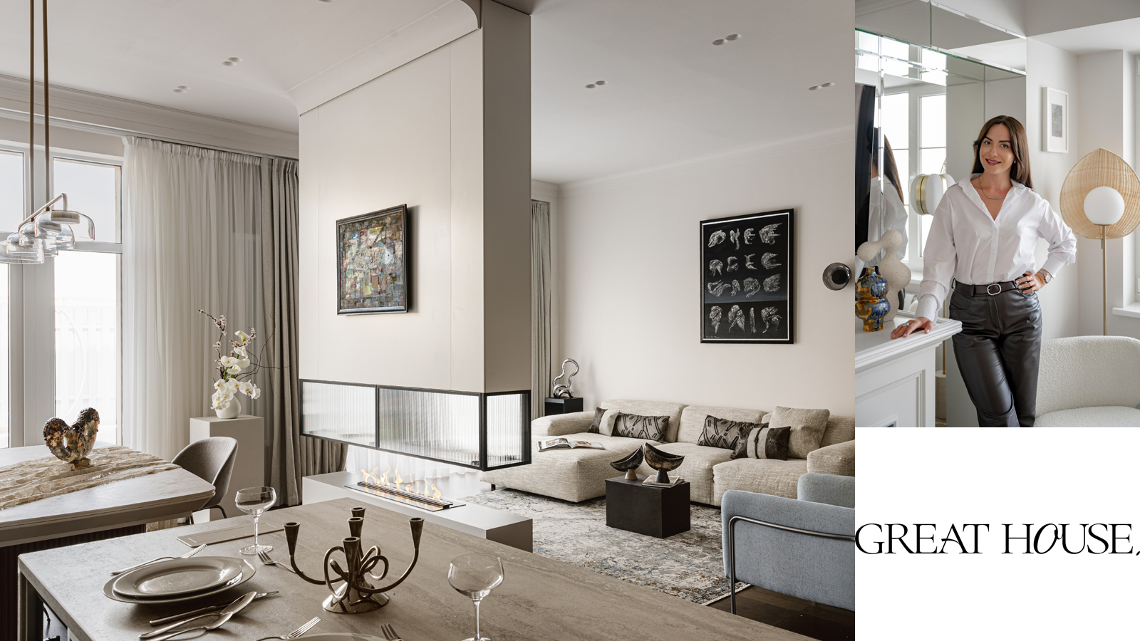 this townhouse in almaty, kazakhstan is designed by interior designer anastasiya kazakova