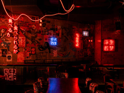 gonzo bar and restaurant in gurugram designed by That Design Studio