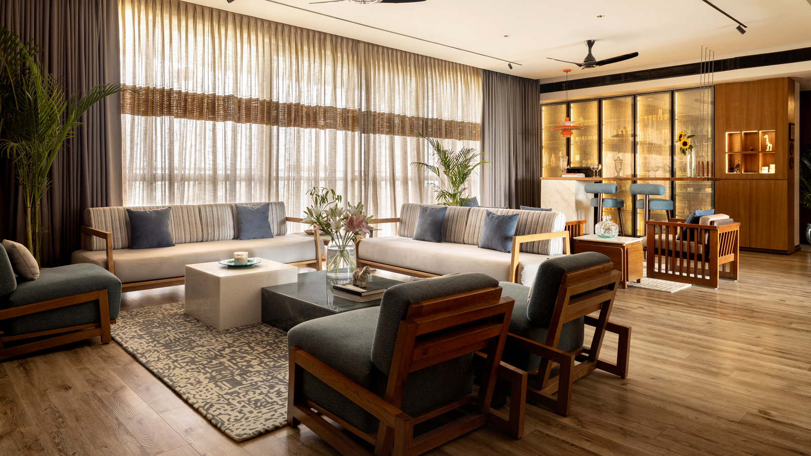 gurugram home renovated by design plus