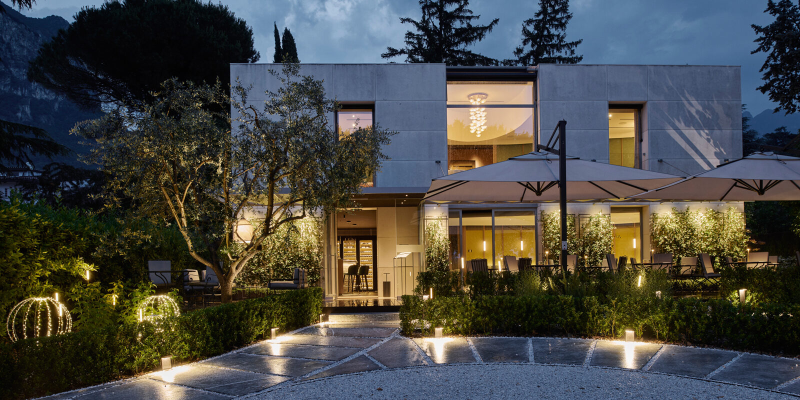 niobe restaurant in lake como is an adaptive reuse project by flaviano capriotti architects