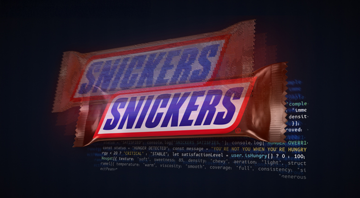 SNICKERS takes its hunger-busting idea into the wonderfully weird world of AI.