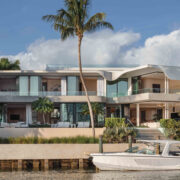 waterfront villa on sunset island, miami designed by saota