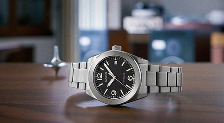 Casio's CMK-100 revisits mechanical watchmaking, bringing traditional movement into a lighter, contemporary design.