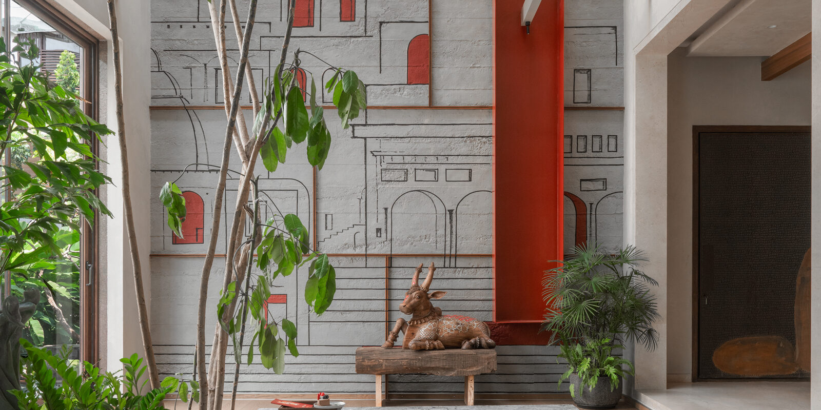 hyderabad villa designed by abhay and associates