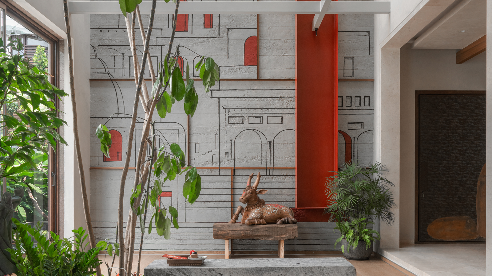 hyderabad villa designed by abhay and associates