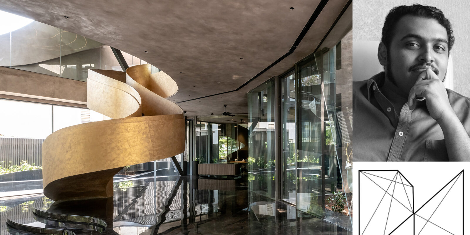 hyderabad villa designed by da studios